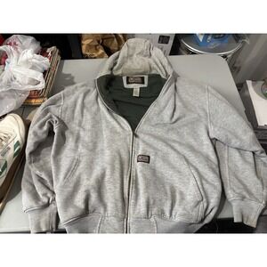 Big Smith Vtg XL Lined Hoodie Gray